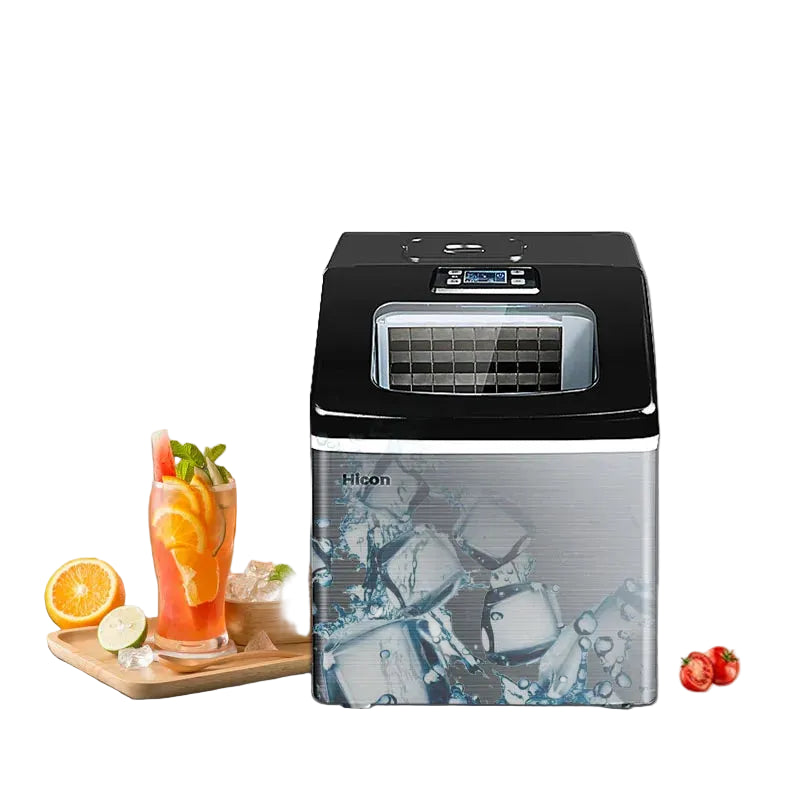Elektrische Eiswürfelmaschine 25 kg/24 h, zylindrische Eiswürfel, 220 V, automatischer Betrieb