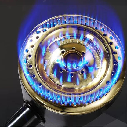 Gewerbliche Gas-Fritteuse, 10 L / Doppelbehälter 20 L, manuelle Steuerung, PTFE-beschichtet